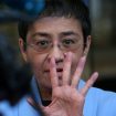 Maria Ressa, an executive of online news platform Rappler, speaks to the media after posting bail for tax evasion charges at Regional Trial Court Branch 265 in Pasig City, Metro Manila, in Philippines, 3 December 2018 (Photo: Reuters/Eloisa Lopez).